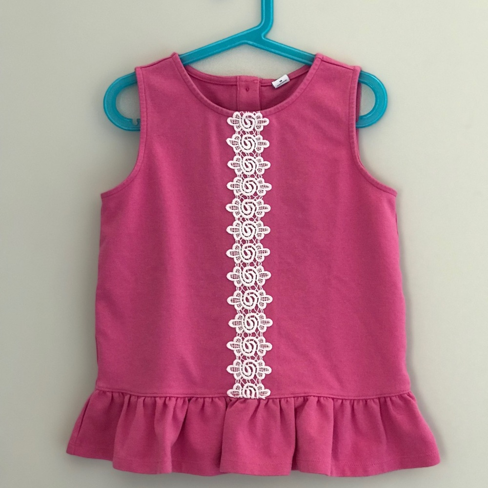 JANIE AND JACK - cotton peplum top